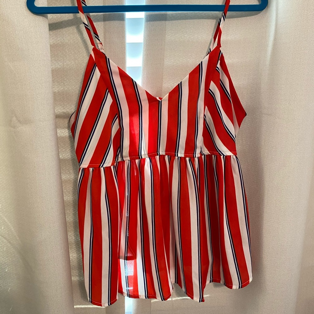 Tie tank top